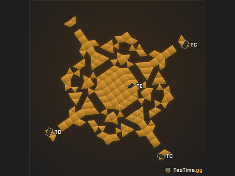 Foundation footprint of Stepped Carapace