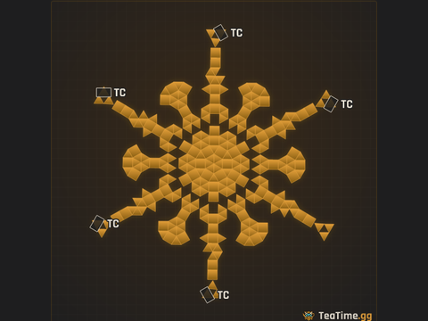 Foundation footprint of The Kalista