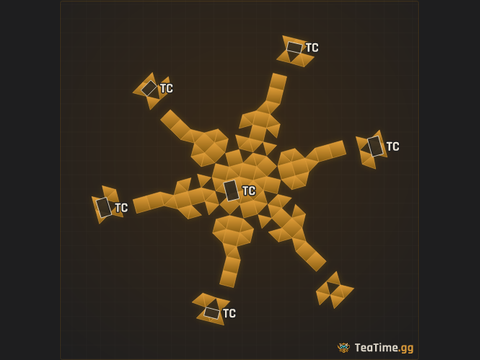 Foundation footprint of Sixfold Crawler