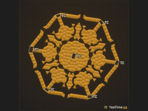 Foundation footprint of The Shingle Bloom