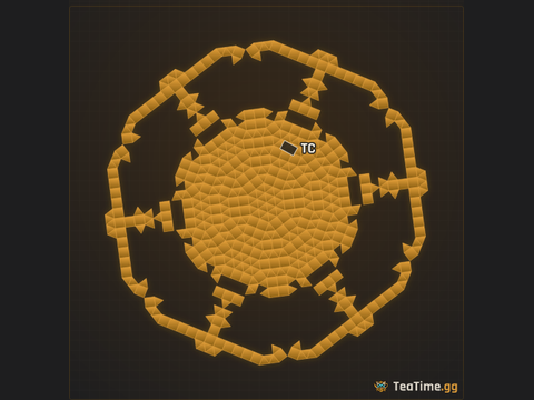 Foundation footprint of Behemoth Drum