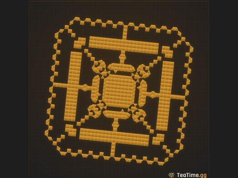 Foundation footprint of Perimeter Ward