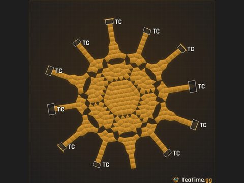 Foundation footprint of Broadside Arena