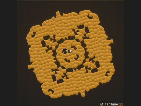 Foundation footprint of Crimson Ziggurat