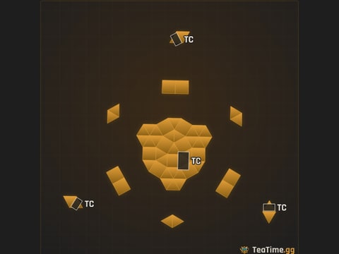Foundation footprint of Slate Carousel