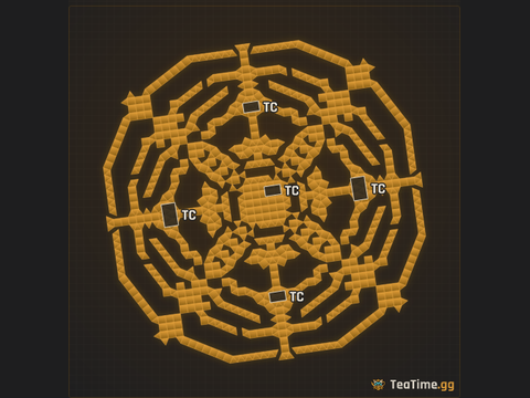 Foundation footprint of The Mill Storm