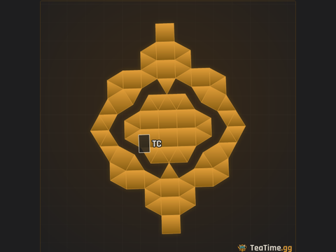 Foundation footprint of The Paired Stacks