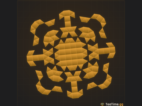 Foundation footprint of Lattice Ringwall
