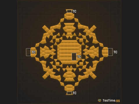 Foundation footprint of Brawler Ring
