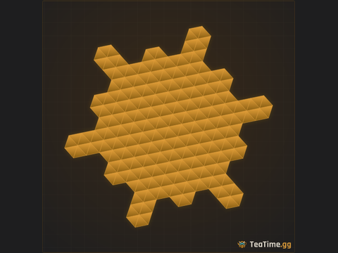 Foundation footprint of Fluted Bastille