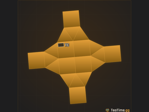 Foundation footprint of Sprocket Pod