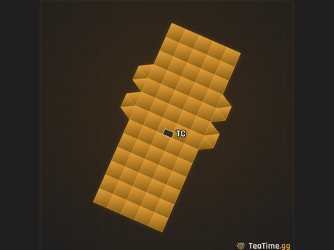 Foundation footprint of Resort Penthouse