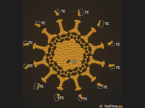 Foundation footprint of The Locker Ring