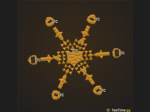 Foundation footprint of Millstone Crucible