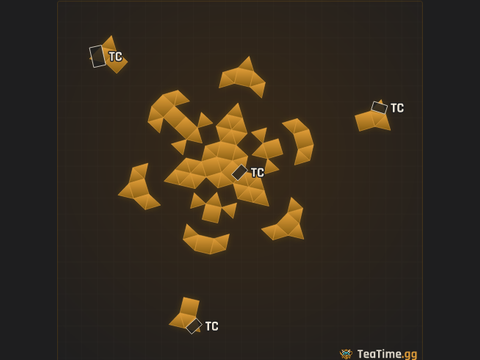 Foundation footprint of Gale Calyx