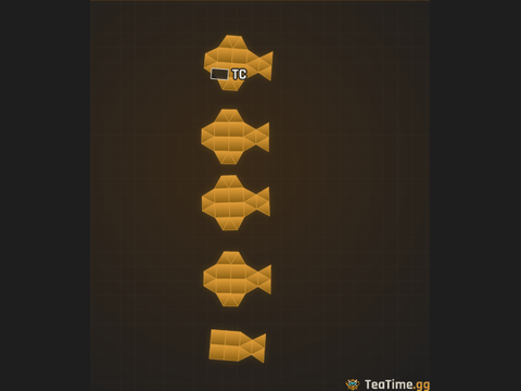 Foundation footprint of Flask Wedge