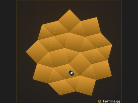 Foundation footprint of Mirage