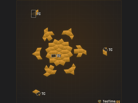 Foundation footprint of Smelter Star