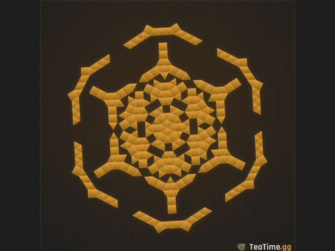Foundation footprint of Garrison Diadem