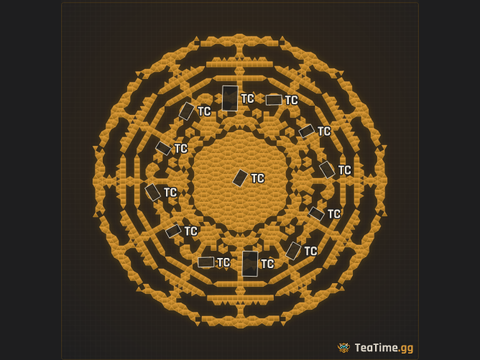 Foundation footprint of Filigree Grid