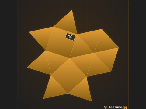 Foundation footprint of The Gable Star