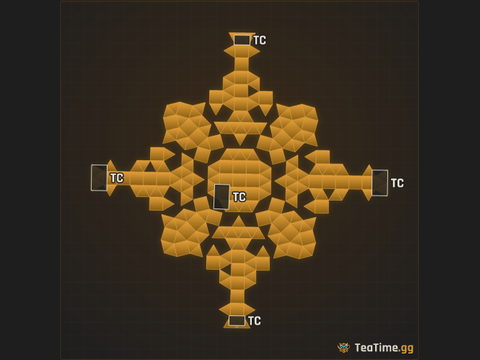 Foundation footprint of The Cheese Grater