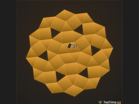 Foundation footprint of Upgraded Mirage