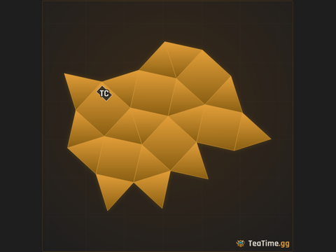 Foundation footprint of Jagged Prism