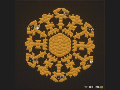 Foundation footprint of Garrison Gear