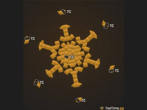 Foundation footprint of Furnace Crab