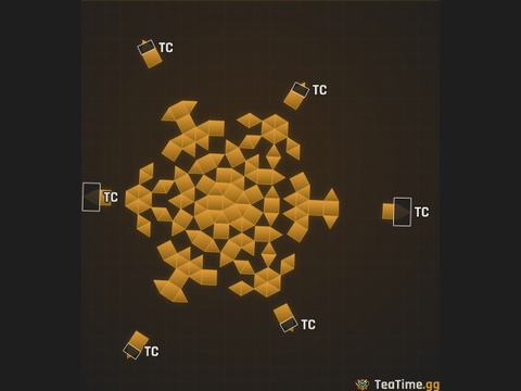 Foundation footprint of Faberge
