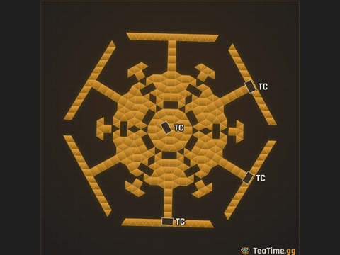 Foundation footprint of Titan Foundry