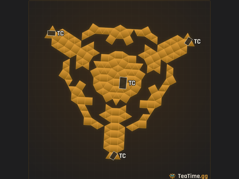Foundation footprint of The Vane Roost