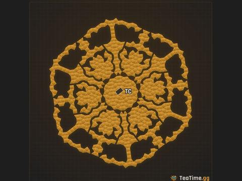 Foundation footprint of Quill Canopy