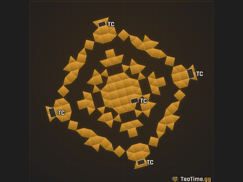 Foundation footprint of Gale Battery