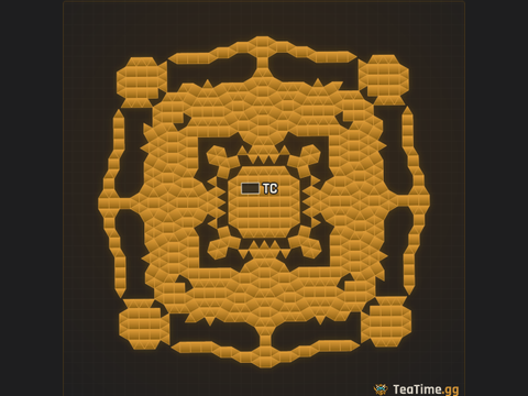 Foundation footprint of Grand Terraces