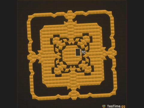 Foundation footprint of Namba