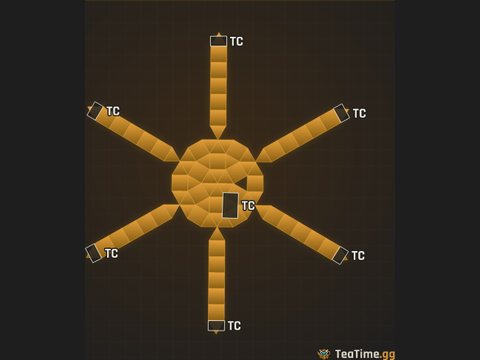Foundation footprint of Sprocket Rotunda
