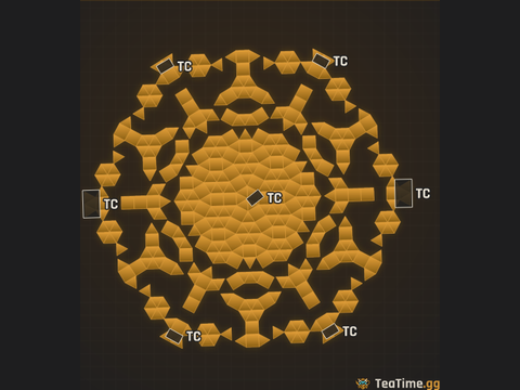 Foundation footprint of Spicy Special V2
