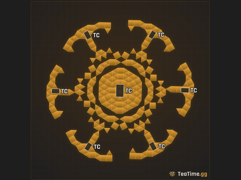 Foundation footprint of Vengeance V1