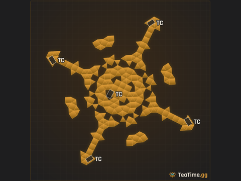 Foundation footprint of Anchor Dial