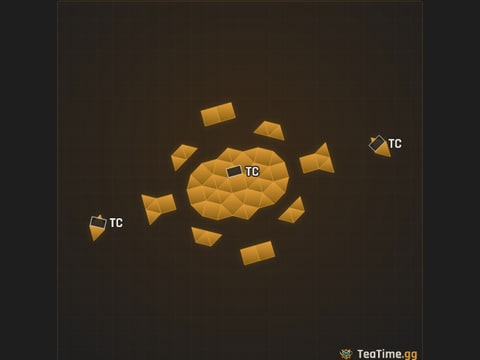 Foundation footprint of Canted Mantis