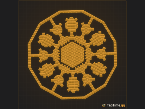 Foundation footprint of Obsidian Colosseum