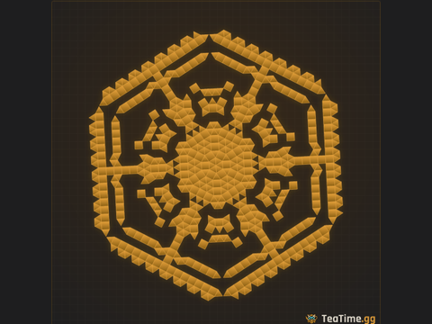 Foundation footprint of Spiked Bastille