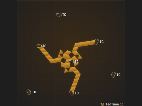 Foundation footprint of Crenel Triad