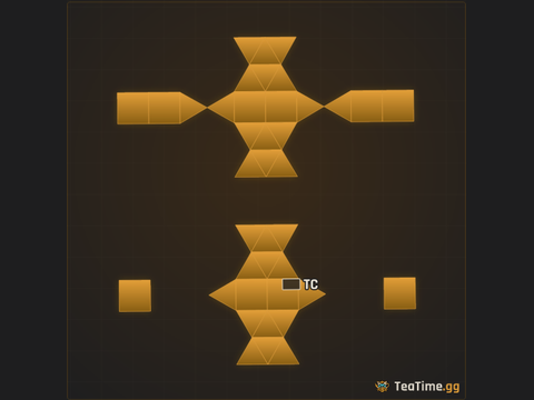 Foundation footprint of Skiff Sentry