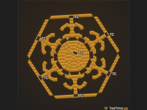 Foundation footprint of Pipe Organ