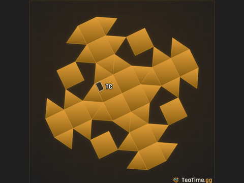 Foundation footprint of Solar Chalice