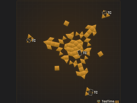 Foundation footprint of Diamond Asterisk