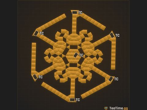 Foundation footprint of Spire Leviathan